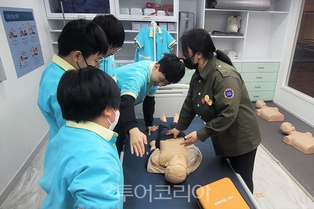 어린이 직업체험 모습/ 사진-에스알