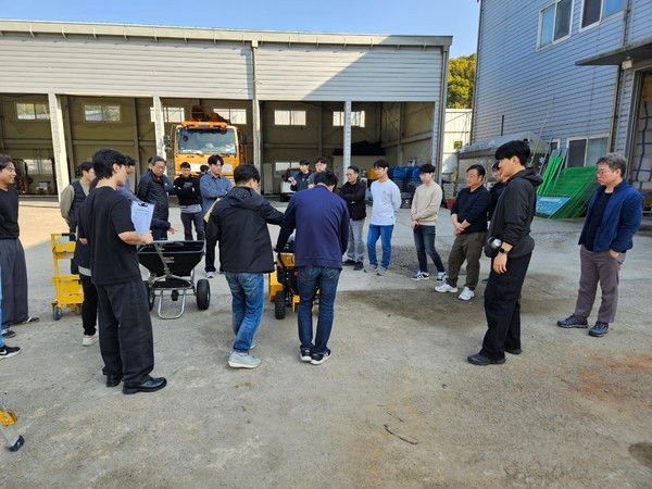 제설대책 훈련 모습(사진제공=서초구청)