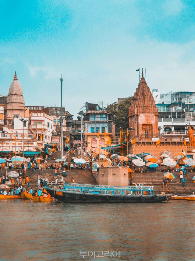 인도 바라나시 갠지스 강