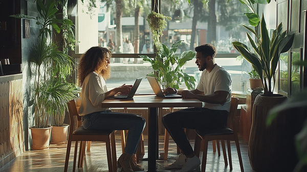 워케이션(미드저니)