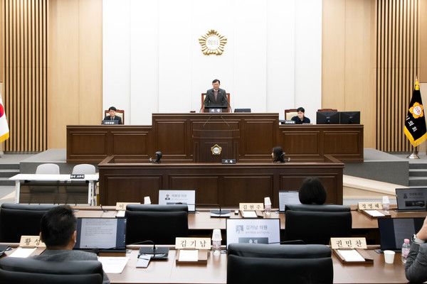 김포시의회 제249회 임시회 본회의장 모습(사진제공=김포시의회)