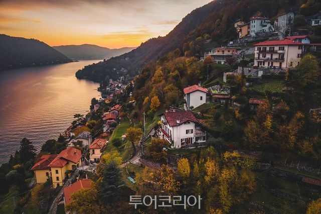 코모 호수가 내려다보이는 아늑한 로프트 숙소