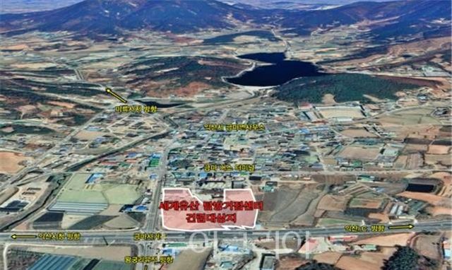 세계유산 탐방거점센터 위치도