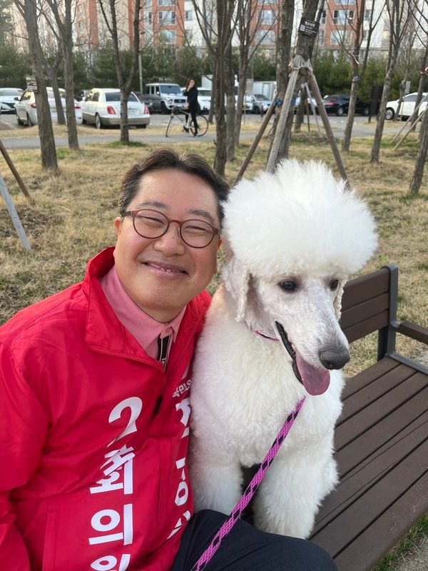 조광한 후보 세계 강아지의 날 맞아 반려동물 관련 정책 발표(사진제공=조광한사무소)