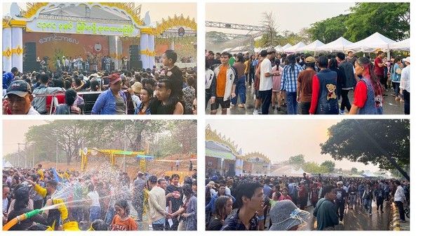 2023년 미얀마 띤잔 물 축제 (사진제공=KK미디어)