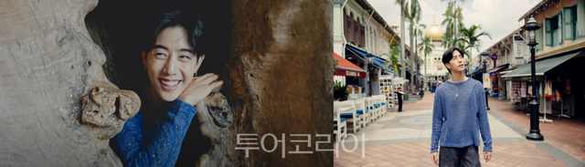 싱가포르관광청 X 마크 투안 브이로그 캡쳐(왼), 스틸컷(오)
