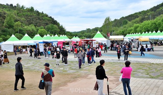 농다리 광장/사진-진천군