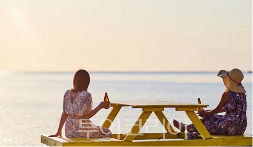 리조나레 괌 ‘선셋비어가든’/사진제공=리조나레 괌 한국 사무소