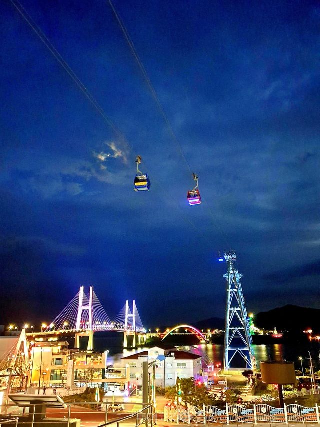 사천바다케이블카 야경/사진-사천시
