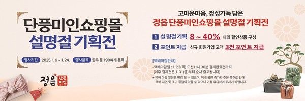 단풍미인쇼핑몰 행사 포스터. /사진-정읍시