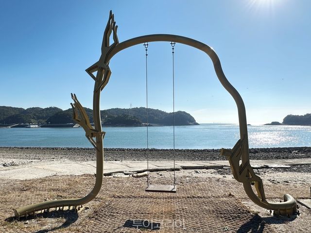 해변 경관그네 해작해작 갯티길 산책 관광 안내지도