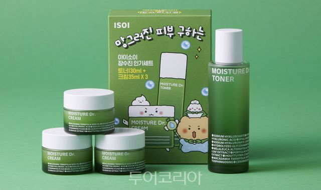 아이소이&nbsp;‘장수진 수분크림X망곰 콜라보 기획세트’/사진- 아이소이
