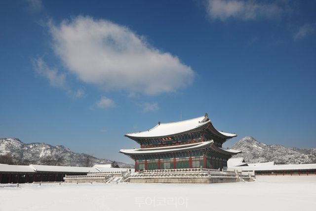 경복궁 근정전 겨울/사진-국가유산청