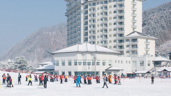 엘리시안강촌 스키장 전경. /사진-엘리시안강촌