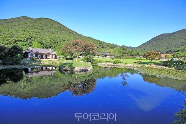 운림산방의 전경