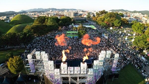 제52회 신라문화제 축제장 전경./사진-경주시