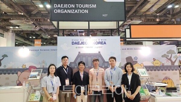 대전관광공사는 최근 싱가폴에서 개최된 아시아 국제관광박람회에 참가해 대전 MICE 홍보활동을 전개했다. /사진-대전관광공사