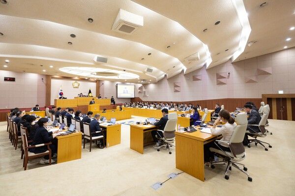 양주시의회 제381회 임시회 모습(사진제공=양주시의회)