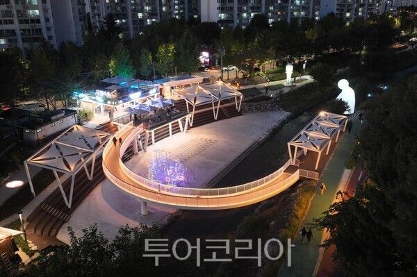 '당현천 당현마루' 조성 모습/사진=서울시