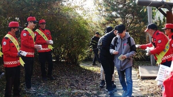 산불예방 캠페인 모습(사진제공=양주시청)