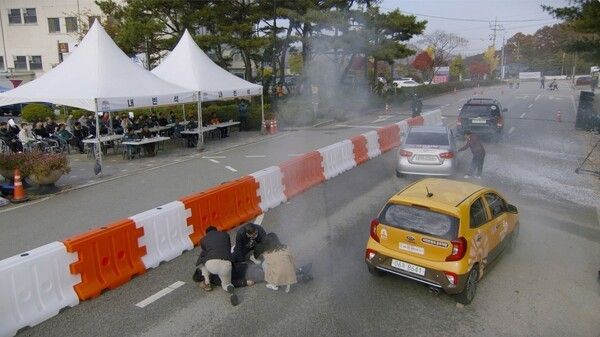 ▲겨울철 폭설 대응 민관군 합동훈련 모습. /사진-공주시