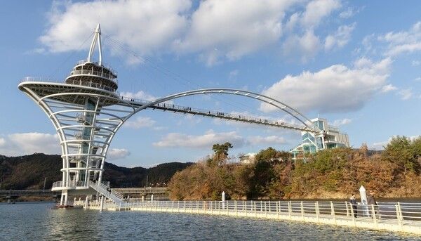 ▲칠갑타워 전경 모습. /사진-청양군