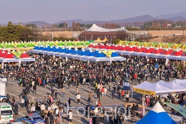 임진각 일원에서 개최된 제29회 파주장단콩축제/투어코리아뉴스 김경남 기자
