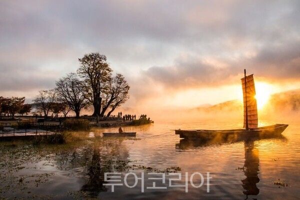 양평 두물머리 일출/투어코리아뉴스 김경남 기자