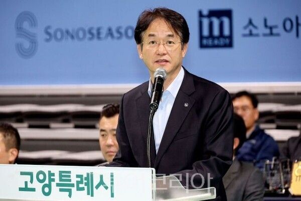 축사하는 이동환 고양특례시장/투어코리아뉴스 김경남 기자