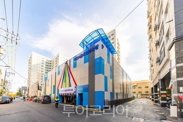 작전서운공영주차장 전경(2025년 10월)