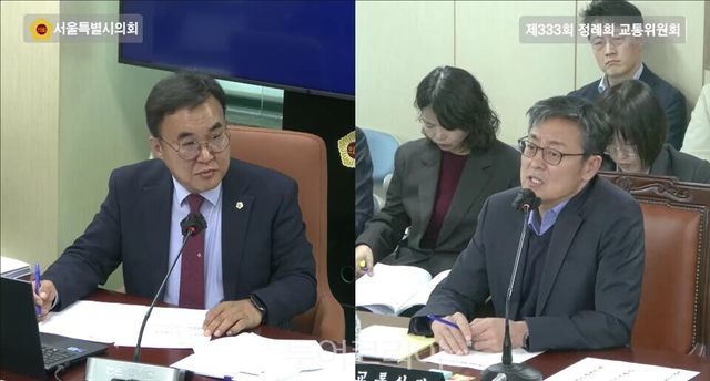 왼쪽&nbsp;윤기섭 서울시의원/사진=서울시의회