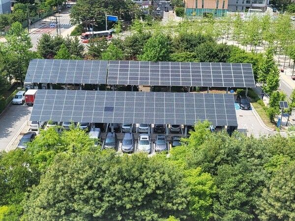 경기 북부청사 주차장 태양광 시설