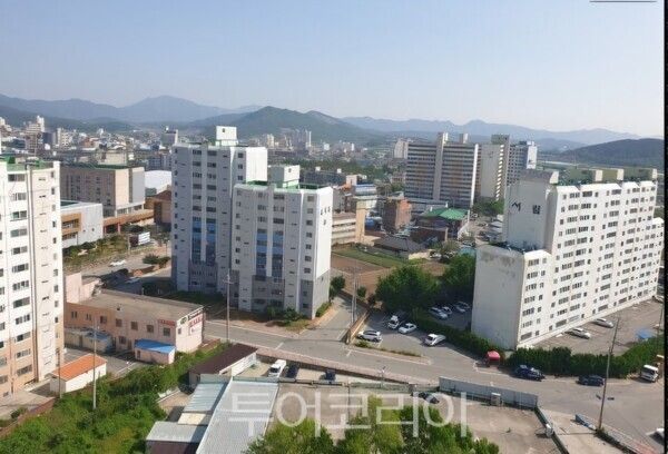 해남읍 구교리 아파트단지. /사진-해남군