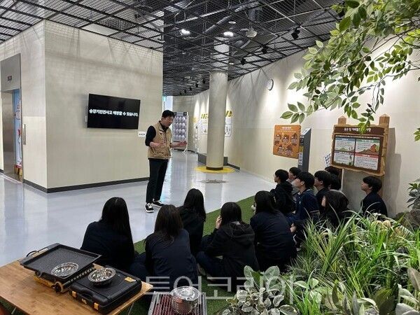 양주덕계중학교 안전교육/투어코리아뉴스 정명달 기자