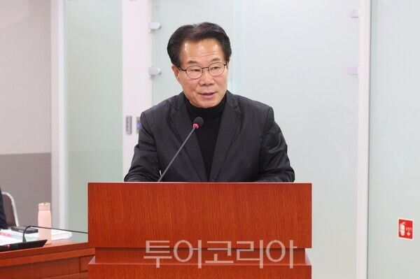 '경기도 무형유산 전승과 기억의 날 지정 및 운영에 관한 조례안'을 대표 발의한 경기도의회 문화체육관광위원회 유영두 부위원장