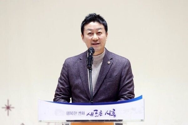 김진경 경기도의장이 축사하고 있다/투어코리아뉴스 정명달 기자