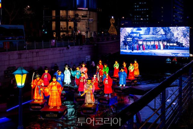 서울빛초롱축제 1구역 전경/사진=서울관광재단