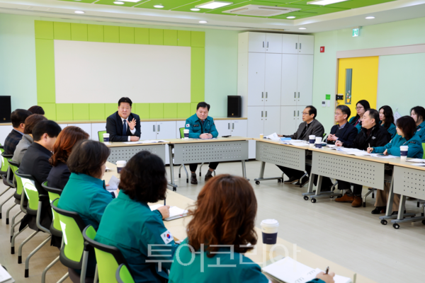 태백시 공공보건 현안 점검 지휘부 회의 개최/사진=태백시