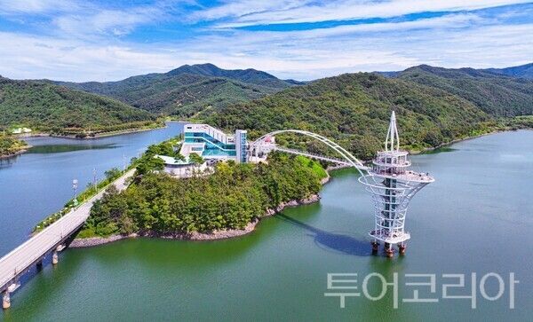 ▲청양군 칠갑 타워 전경 모습. /사진-청양군