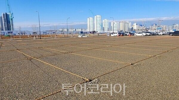 운정중앙역 임시주차장/투어코리아뉴스 김경남 기자