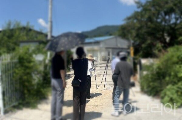 ▲가축분뇨 단속 모습. /사진-공주시