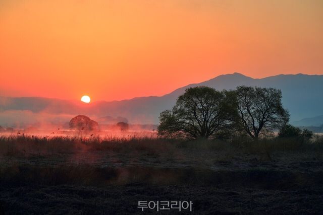 &nbsp;창녕 우포늪 일출 풍경/사진-청녕군