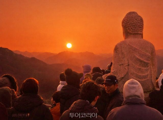 창녕 관룡사 일출 풍경/사진-청녕군