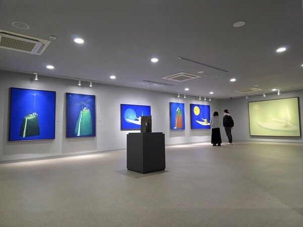 서양화가 김영환 작가 초대전./사진-청도군