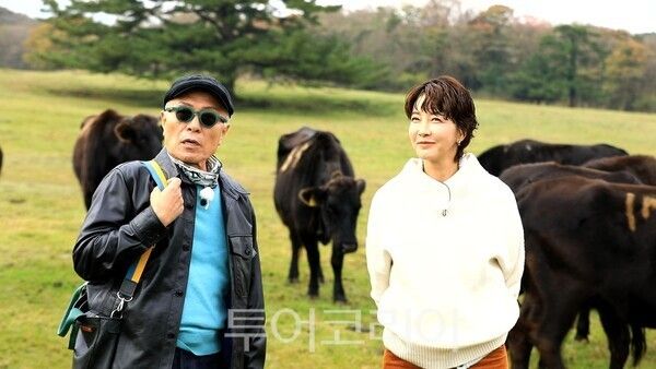 허영만&진서연 식객 허영만의 백반기행 촬영 모습. /사진-제주관광공사