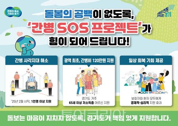 간병 SOS 프로젝트 안내/이미지=경기도 제공