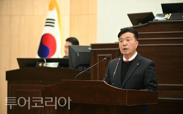 ▲최재구 예산군수 시정연설 모습. /사진-예산군
