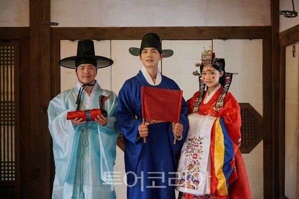 전통혼례 시연 현장 ⓒ남산골한옥마을