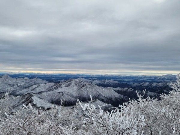 속리산 설경