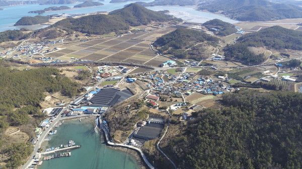 완도군 고금면 가교리 전경. /사진-완도군
